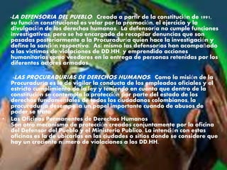 Mecanismos para la proteccion de los derechos humanos | PPTX