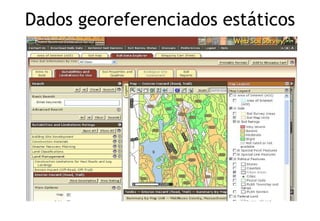 Dados georeferenciados estáticos
 