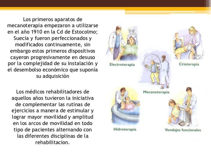 historia de la mecanoterapia