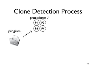 MeCC: Memory Comparison based Clone Detector