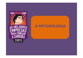 A METODOLOGIA
 