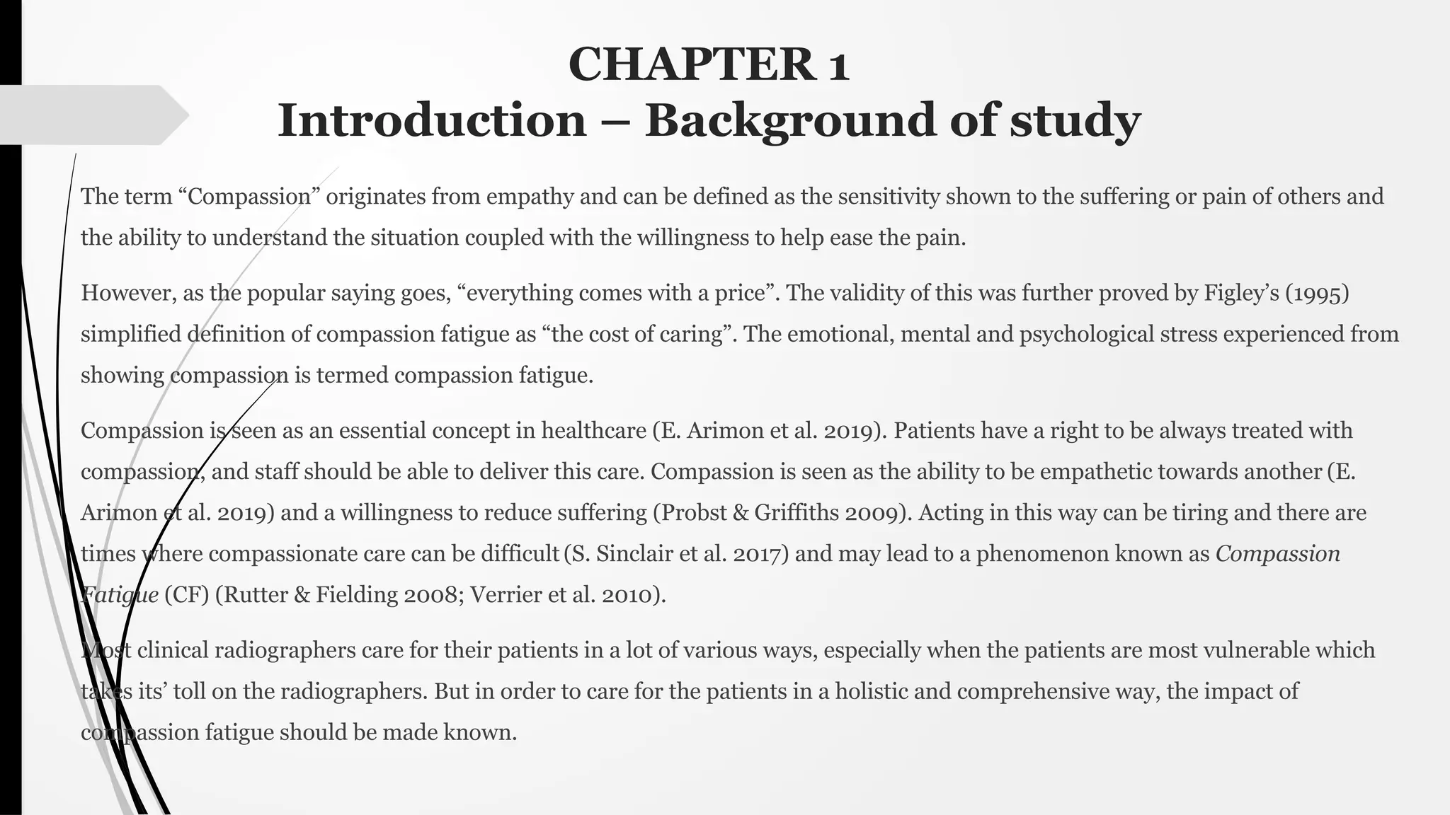 EXPLORING COMPASSION FATIGUE IN CLINICAL RADIOGRAPHY | PPTX