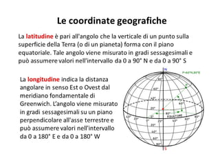 20
Coordinate terrestri
 