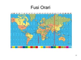 37
Fusi Orari
 