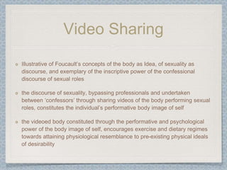 Performing the discourse of sexuality online | PPT