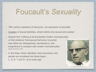 Performing the discourse of sexuality online | PPT
