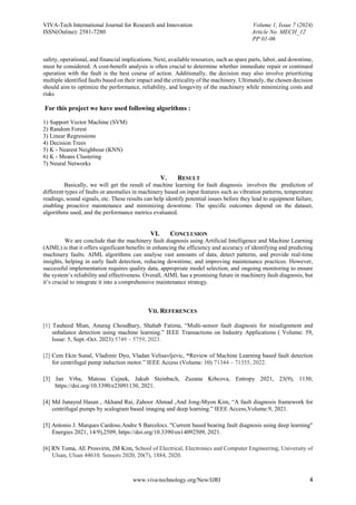 Machine learning for Machinery Fault Diagnosis | PDF