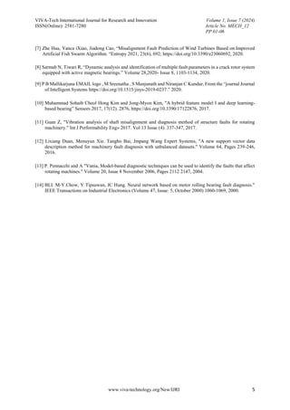 Machine learning for Machinery Fault Diagnosis | PDF