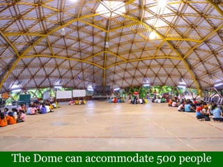 The Dome can accommodate 500 people
 
