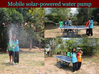 Mobile solar-powered water pump
 