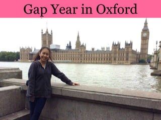 Village Development Partnership
Gap Year in Oxford
 