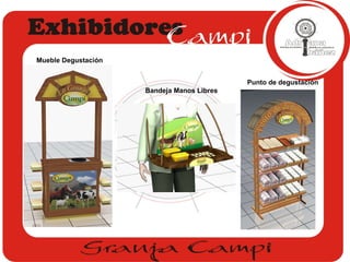 Mueble Degustación Bandeja Manos Libres Punto de degustación 