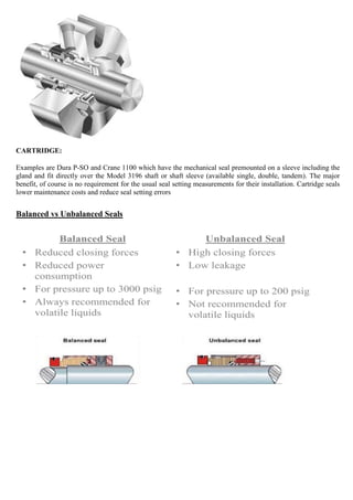 Improving the Reliability of MECHANICAL SEALS | PDF