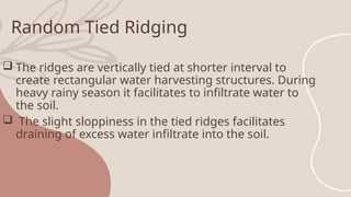 Random Tie Ridging Mechanical or engineering measures..pptx