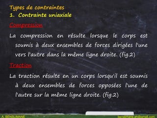 Mechanical properties of materials - cours (presentation) | PDF