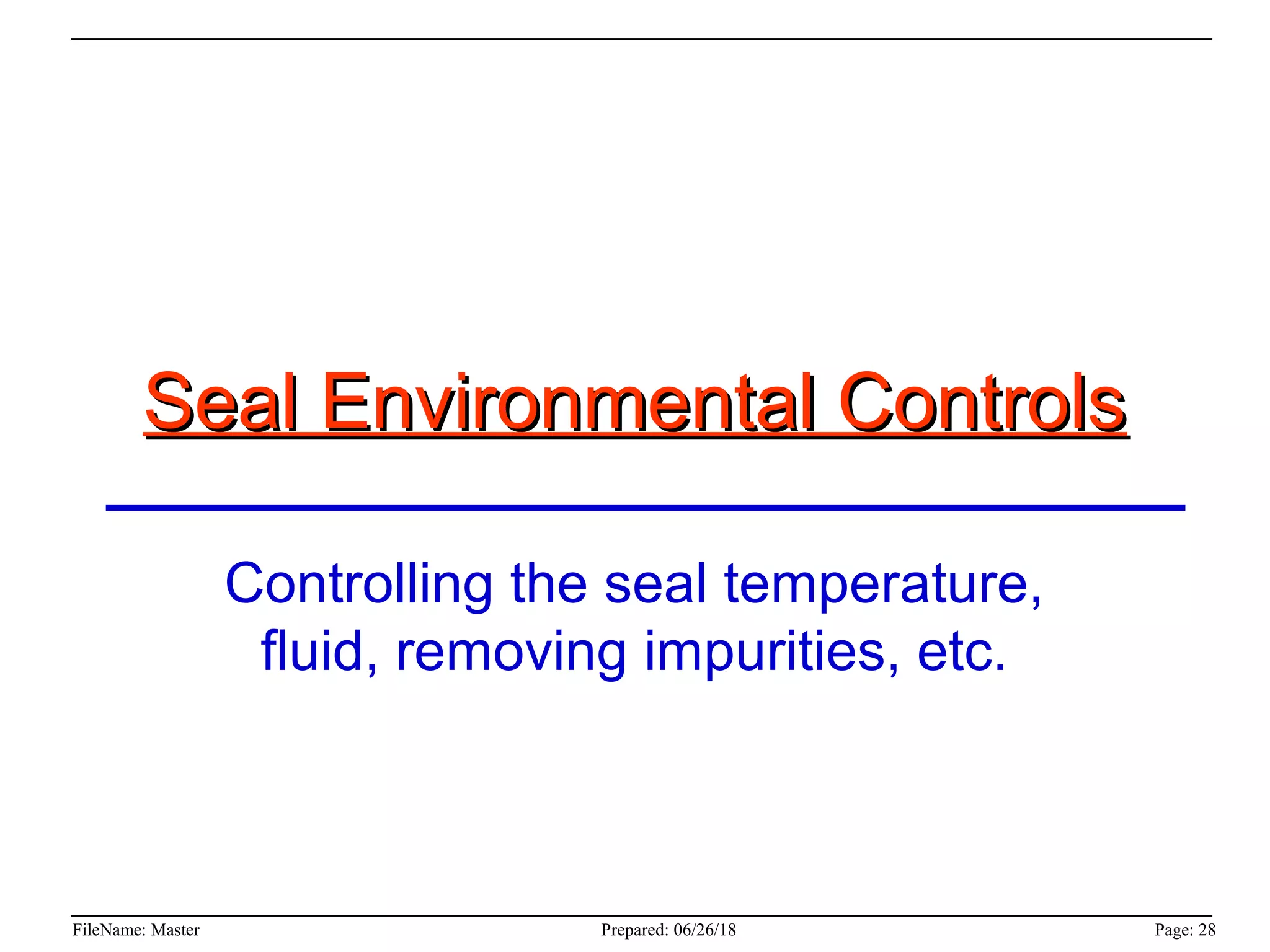 Mechanical sealfailures PPT