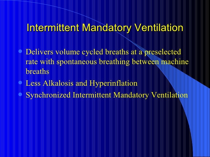 Mechanical Ventilation