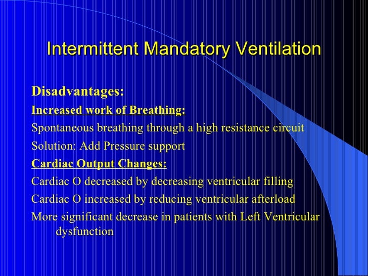 Mechanical Ventilation