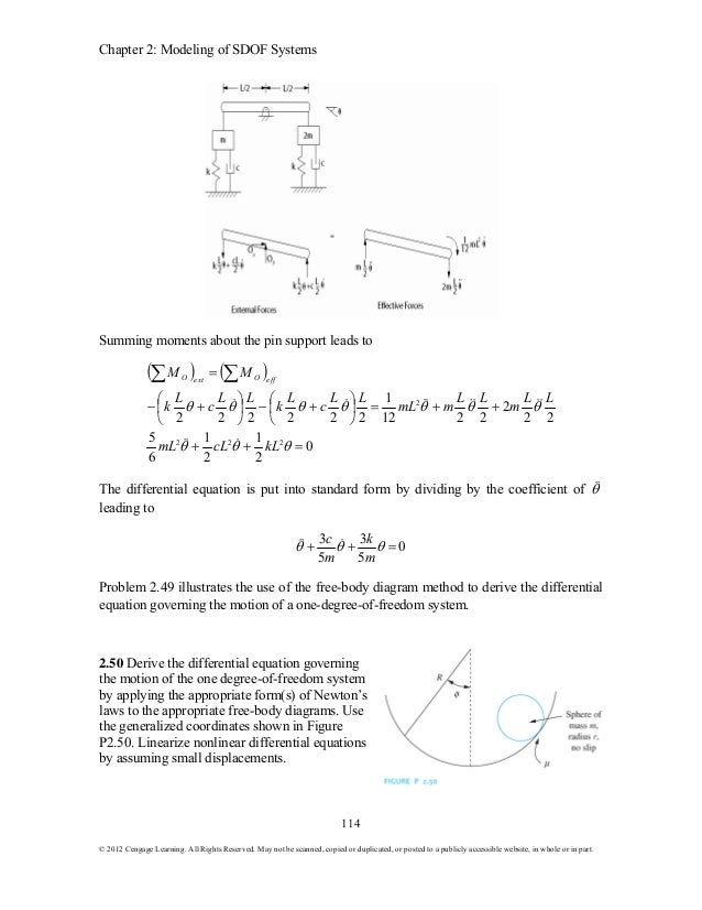 Mechanical Vibrations Theory and Applications 1st Edition Kelly Solut…