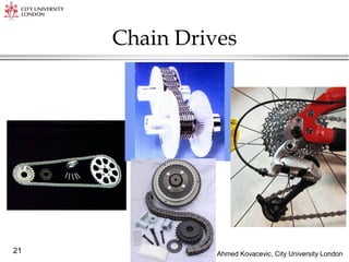 Ahmed Kovacevic, City University London
21
Chain Drives
 