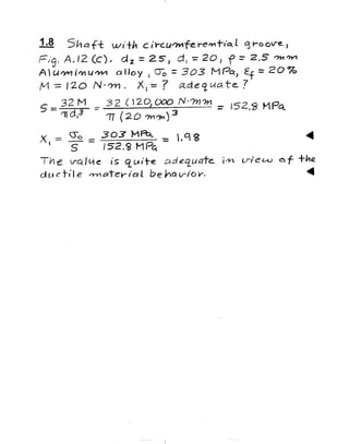 Solutions for Problems in Mechanical Behavior of Materials 3rd Edition ...
