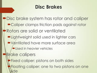 Mechanical Brake Analysis presentation ppt | PPTX