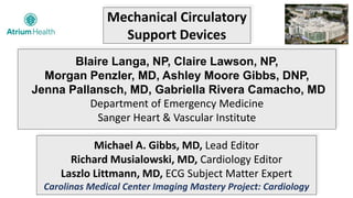 EMGuideWire's Radiology Reading Room: Mechanical Circulatory Support Devices