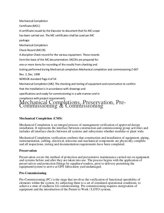 project completion certificate template