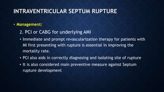 Innominate Rupture Management Mechanical Complications of Acute Myocardial Infraction-1.pptx
