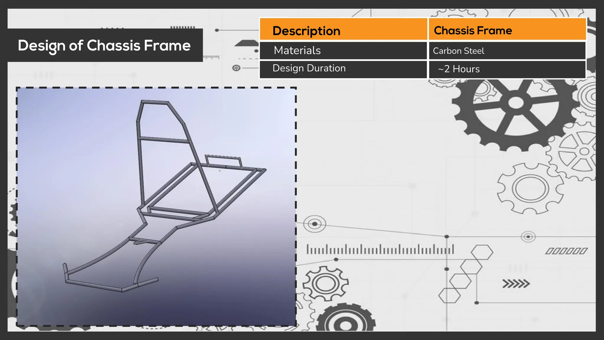 Carbon Steel
Materials
Design Duration ~2 Hours
 
