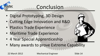 Mechanical Design Presentation | PPTX