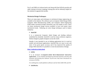 Mechanical design training cae,cad