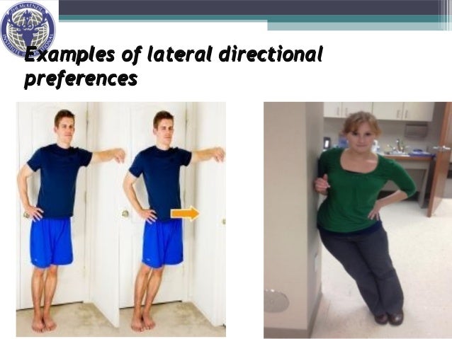 Mechanical diagnosis & therapy mckenzie method