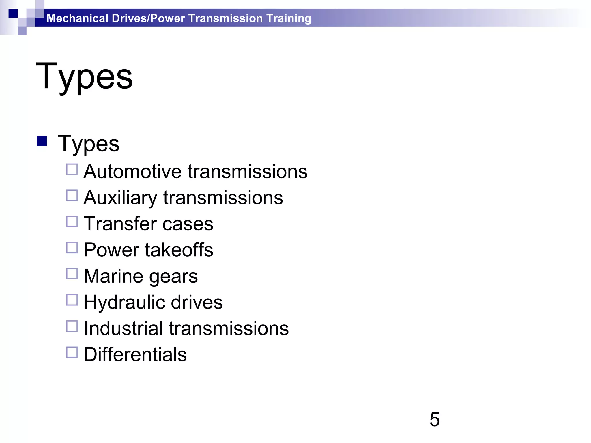 Mechanical drives & power transmission | PPT