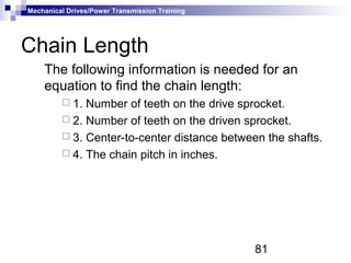 Mechanical drives & power transmission | PPT