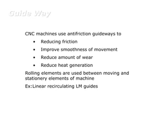 Mechanical element of a CNC Machine | PPT