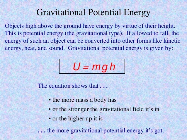 Mechanical Energy For 9th Grade Physics Chapter 6