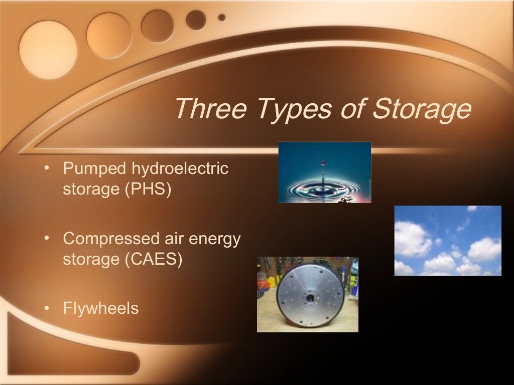 Mechanical energy storage