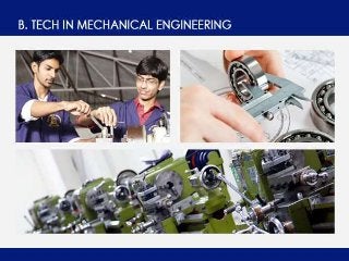 B.Tech in mechanical engineering