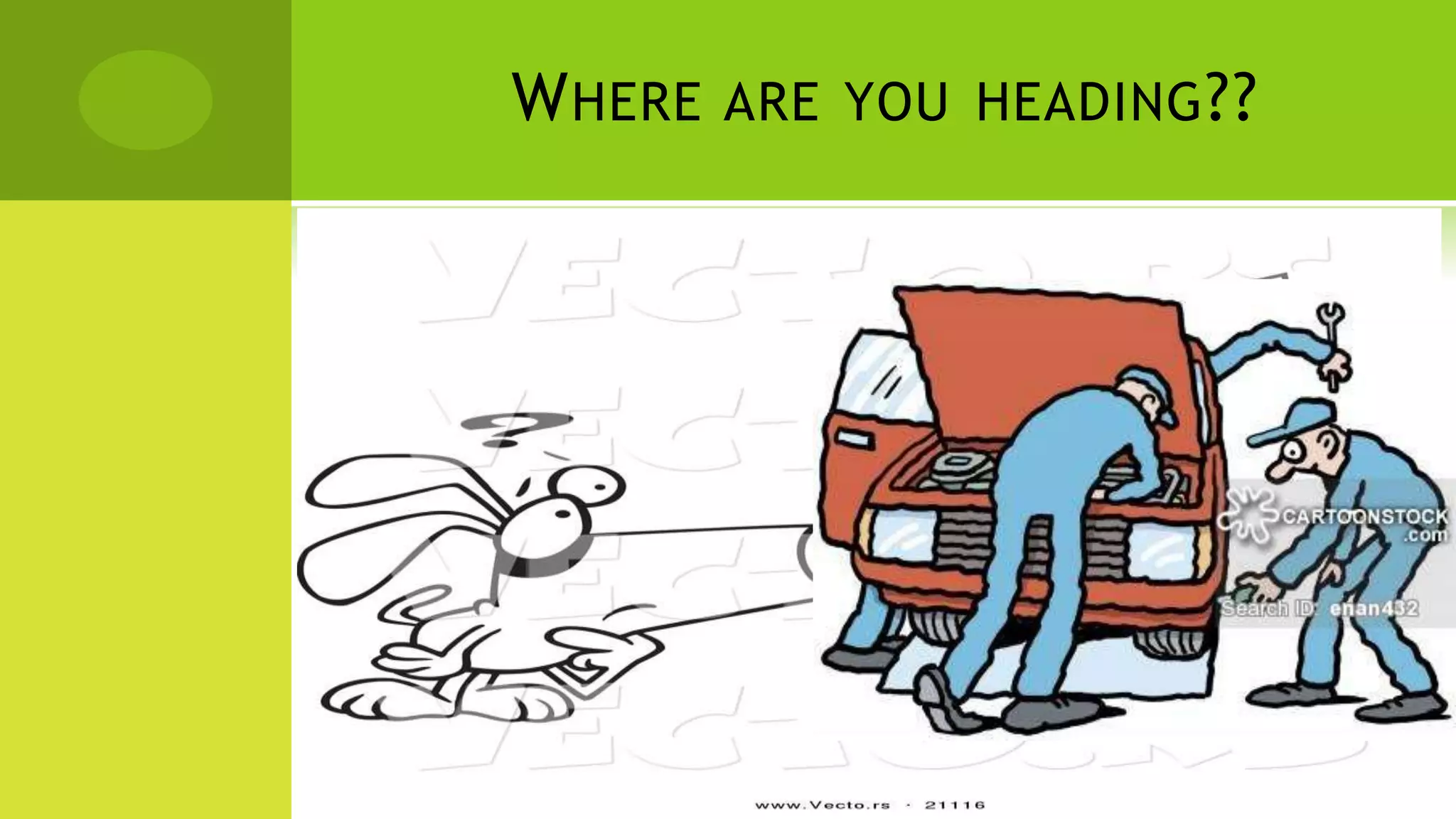 WHERE ARE YOU HEADING??
 