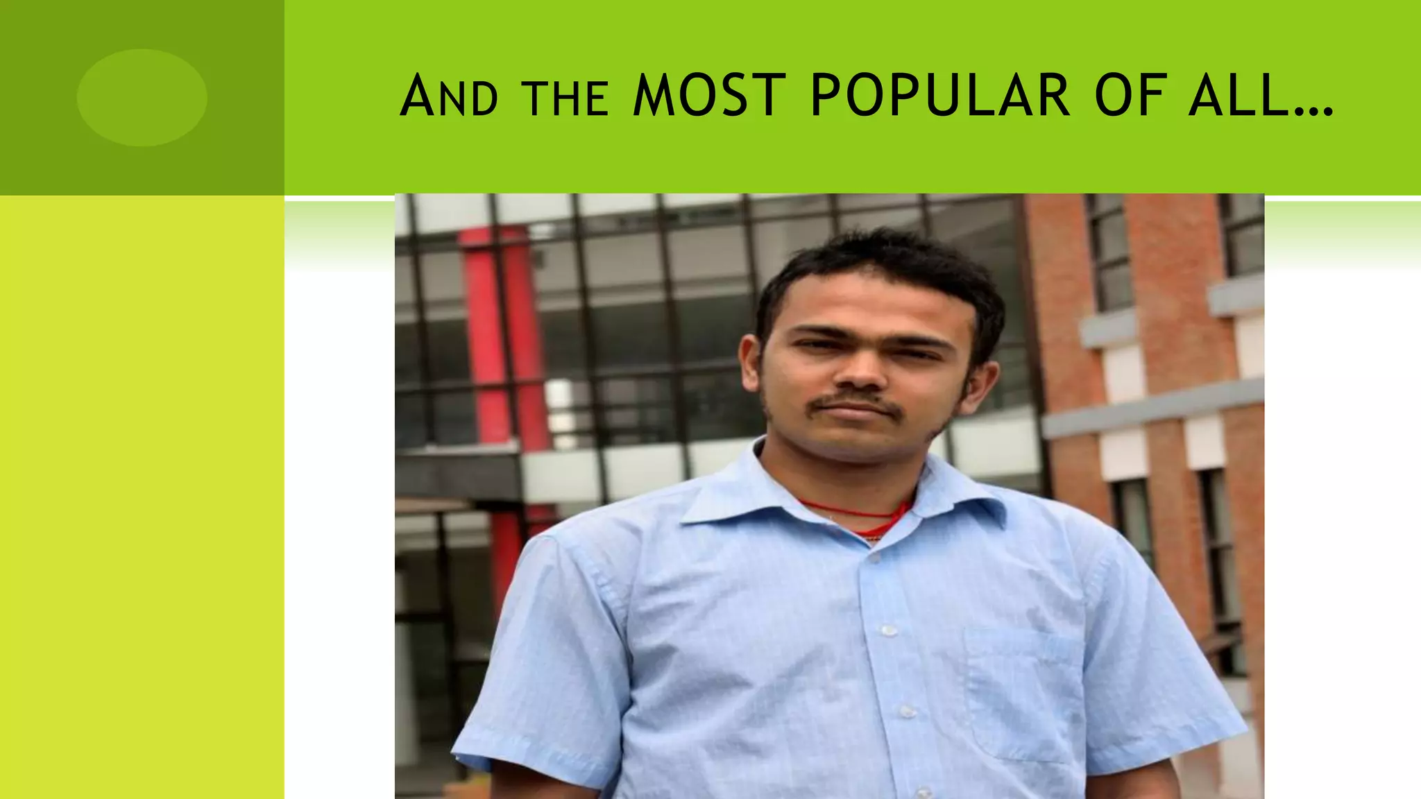 AND THE MOST POPULAR OF ALL…
 