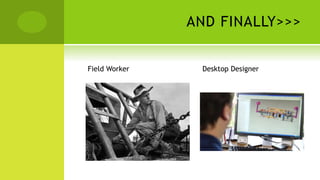 AND FINALLY>>>
Field Worker Desktop Designer
 
