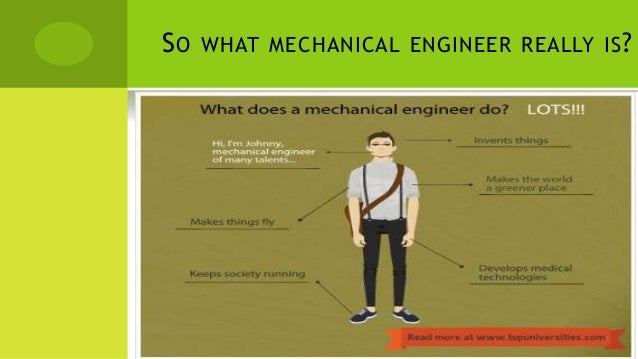 what do mechanical engineers do