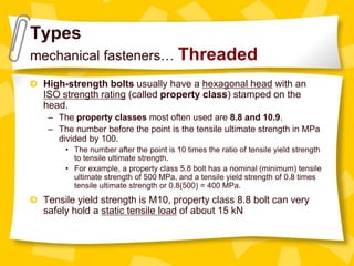 Mechanical Fasteners - Part II.ppt