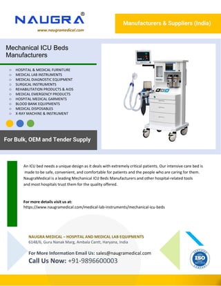 Mechanical ICU   Beds Manufacturers  .pdf