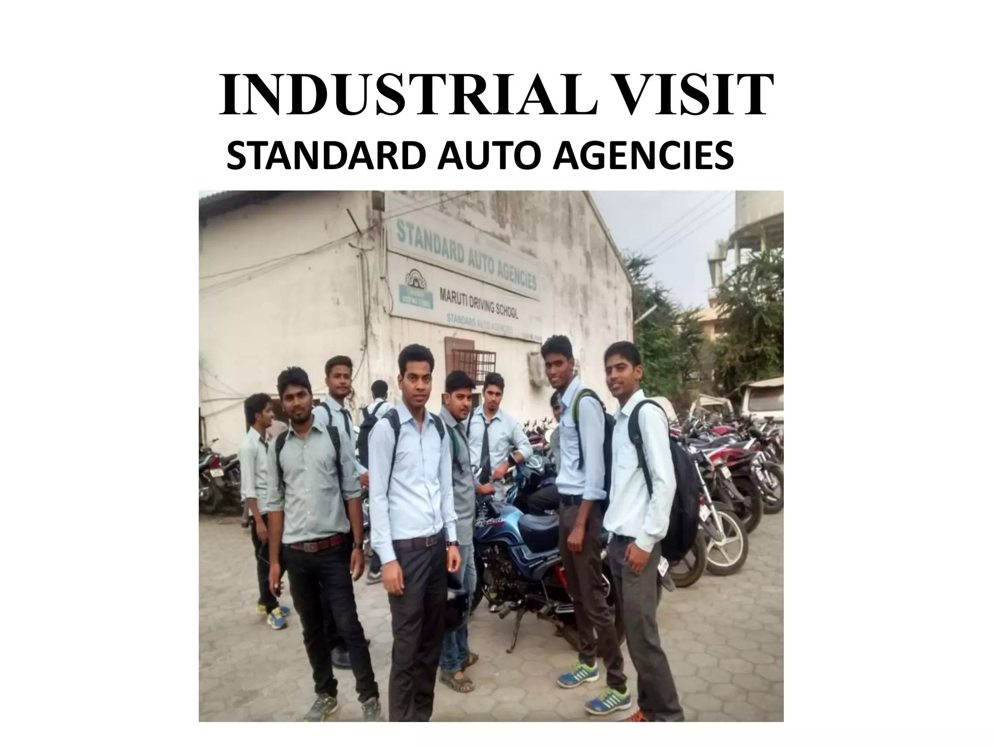 Mechanical industrial visit PPT