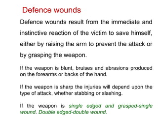 mechanical injuries and its medicolegal aspect | PPT