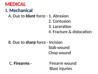 MECHANICAL INJURIES - ABRASION & CONTUSION.pptx