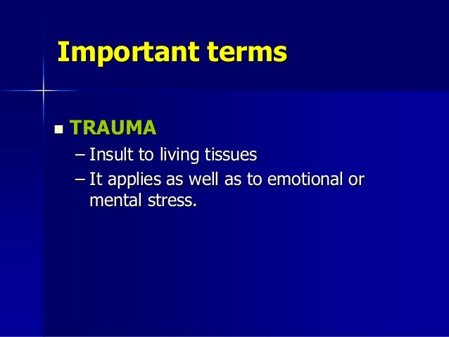 mechanical injury 1 mechanical injury
