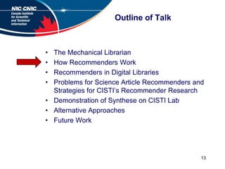 Mechanical Librarian